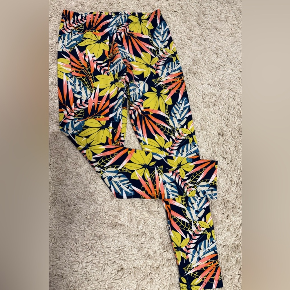 Sweet Legs Tropical Print Leggings